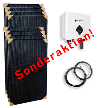 3.360 W Hauskraftwerk mit Jinko-Modulen und Solplanet ASW 3000 S-S Wechselrichter (Sonderaktion)