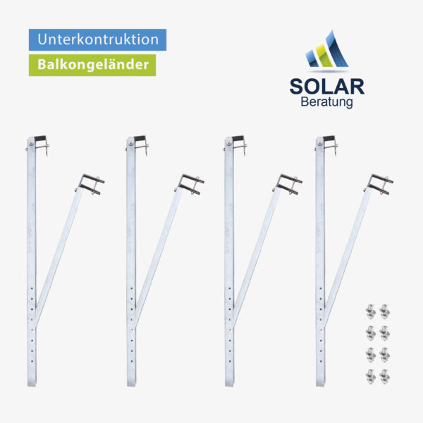 Balkonkraftwerk 870 Watt mit Growatt Wechselrichter MIC 600TL-X und Solarmodulen Jinko 435 Watt – Bild 7