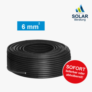 Solarkabel 6mm² schwarz (Meterware)