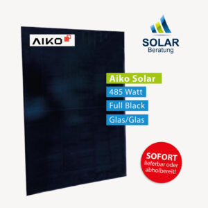 AIKO Solar NeoStar 3S+ 485W Glas/Glas Full Black