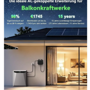 Growatt Aura 5000 Balkonspeicher inkl Smartmeter
