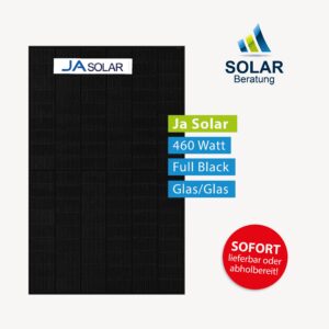 JA Solar 460W Glas/Glas Full Black